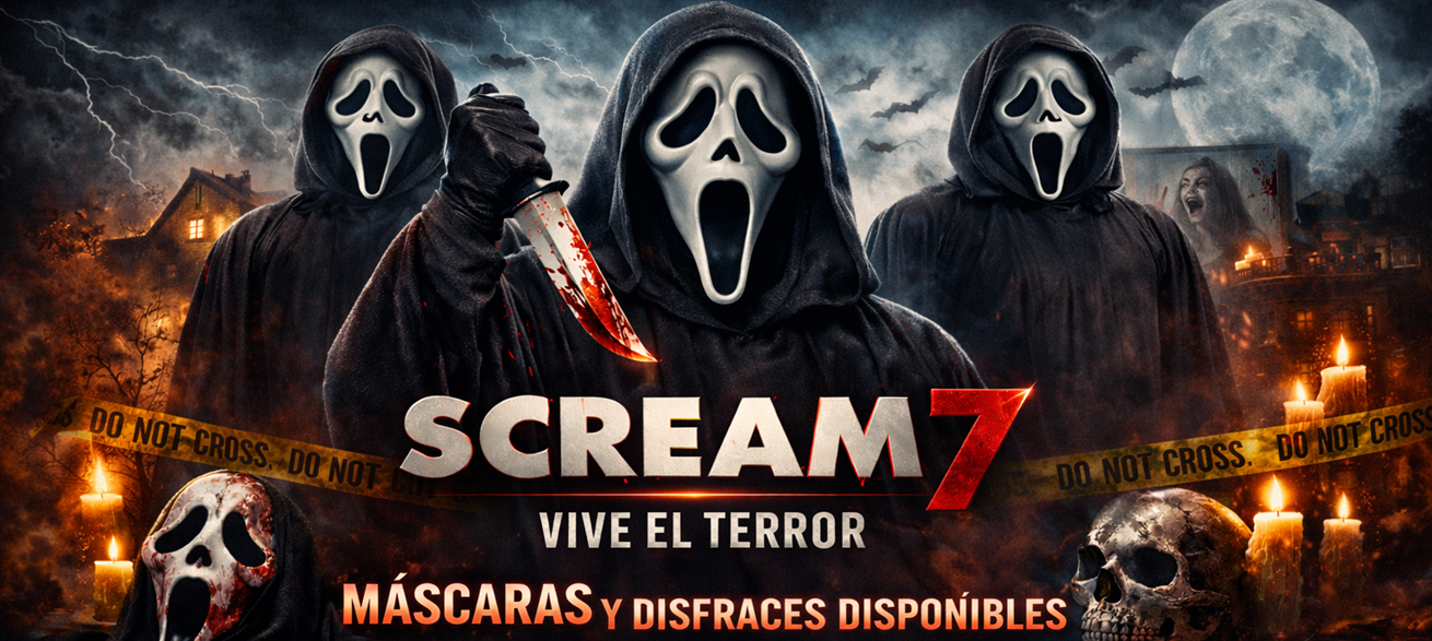 Estreno Scream 7: Compra máscaras y disfraces de Ghost Face para vivir el terror más esperado