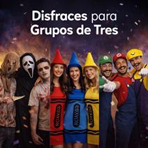 Disfraces para Grupos de Tres Pack Ahorro