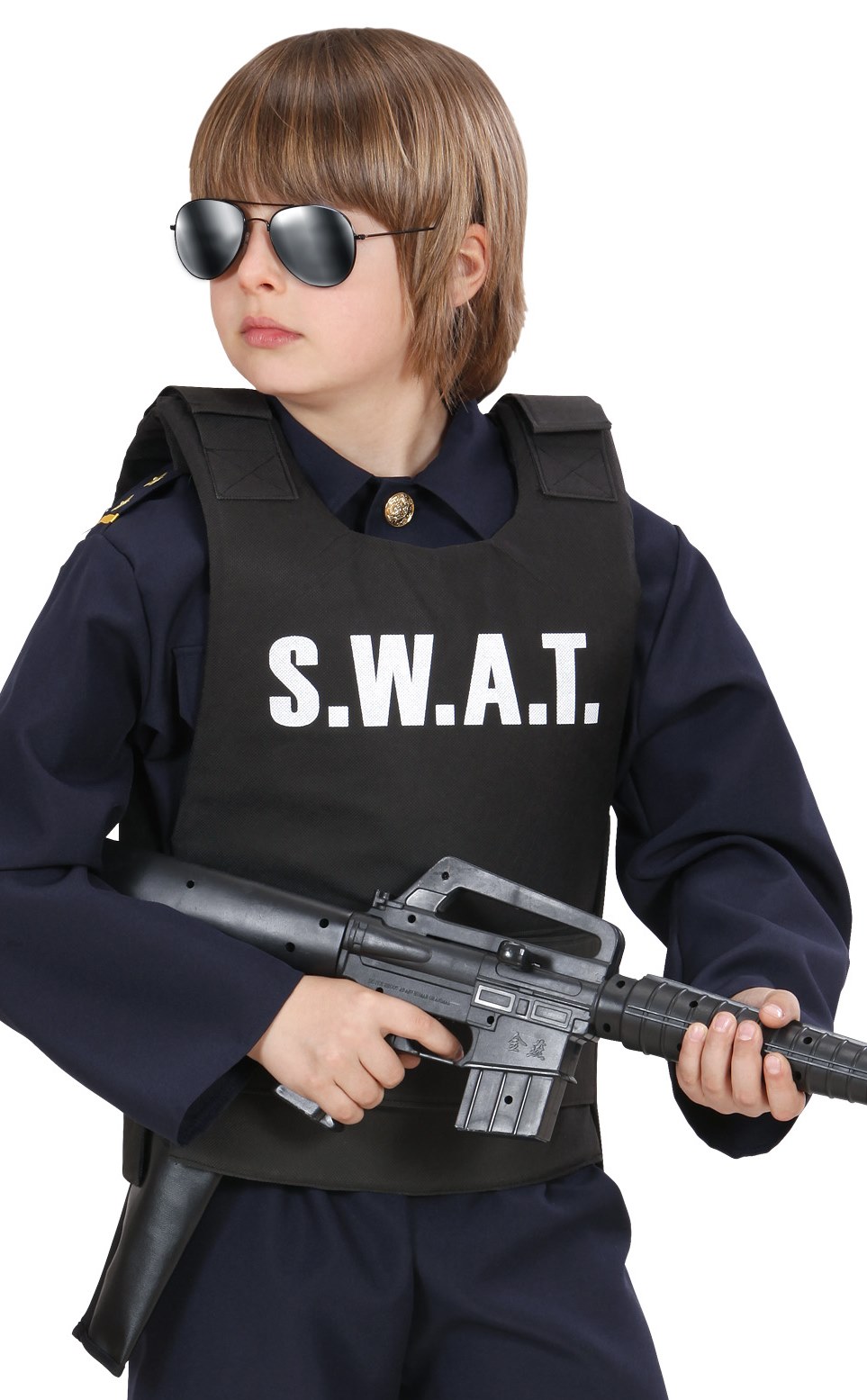 Chaleco antibalas para disfraces S.W.A.T infantil * > Disfraces