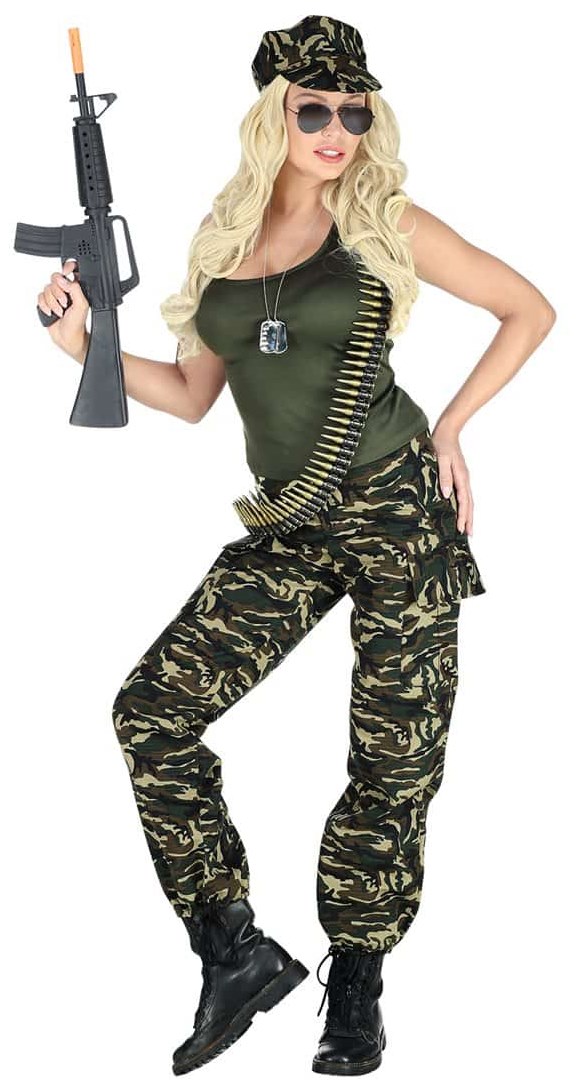 Disfraz Militar Mujer Adulta, Disfraces Lucero, Correos Market