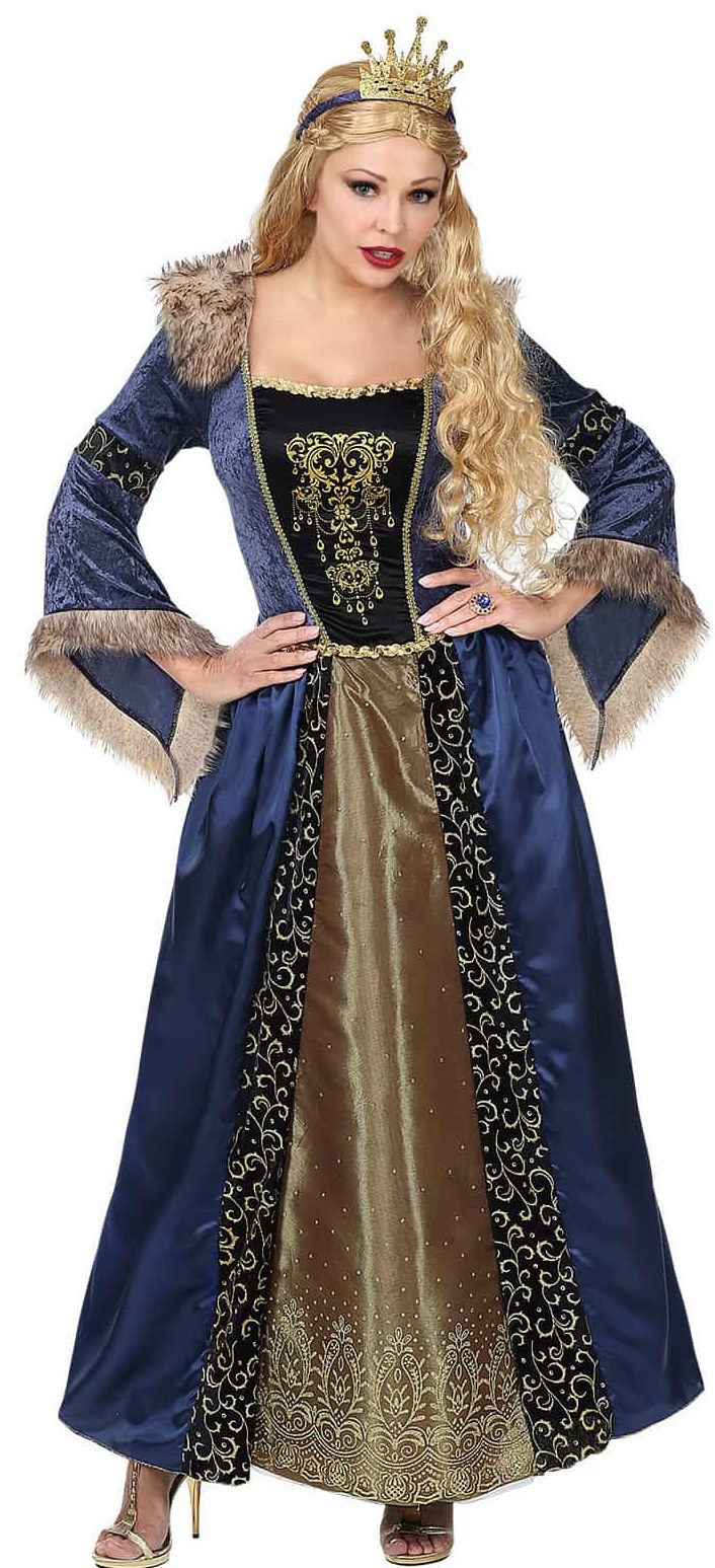 ▷ Disfraz Princesa Medieval azul para Mujer【Envío en 24h】