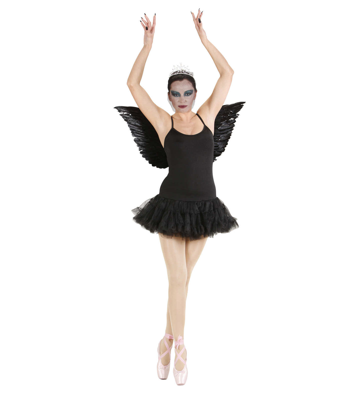 Disfraz bailarina tutú negro talla l Widmann