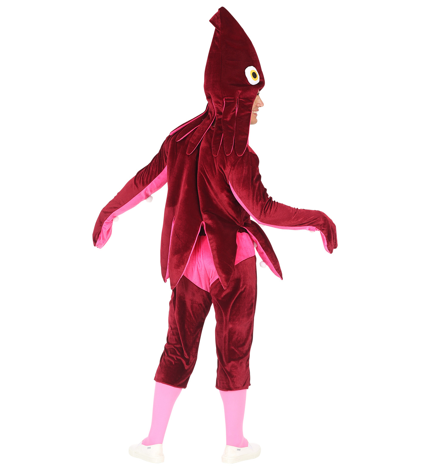 Disfraz de Mascota de sepia de calamar, vestido de adulto, ropa de