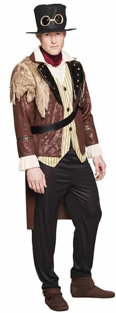 Disfraz de Gentleman Steampunk Abrigo para adulto