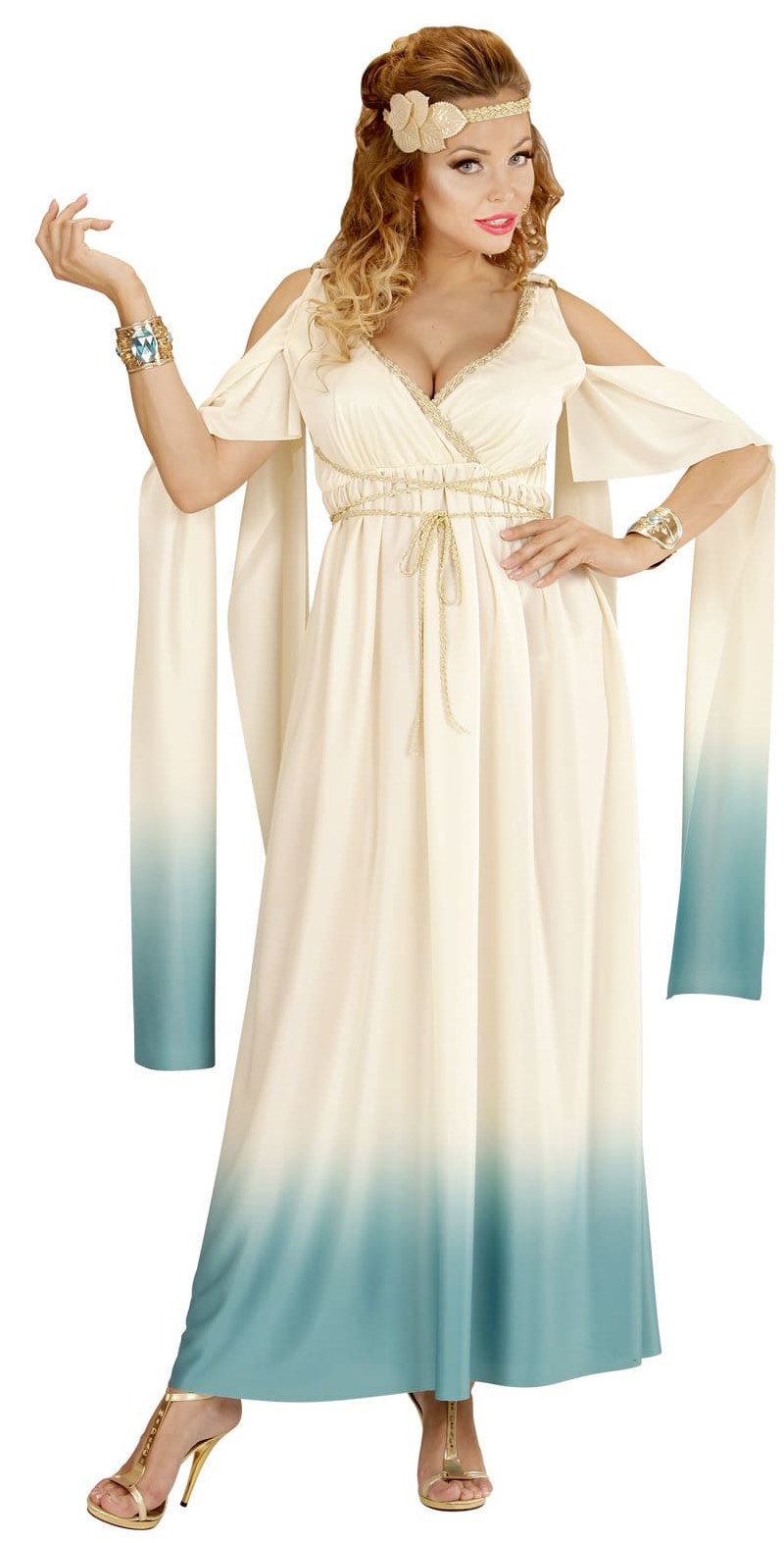 Diosa Griega Mujer Disfraz Adulto Disfraz Romano Antiguo GB 6-24