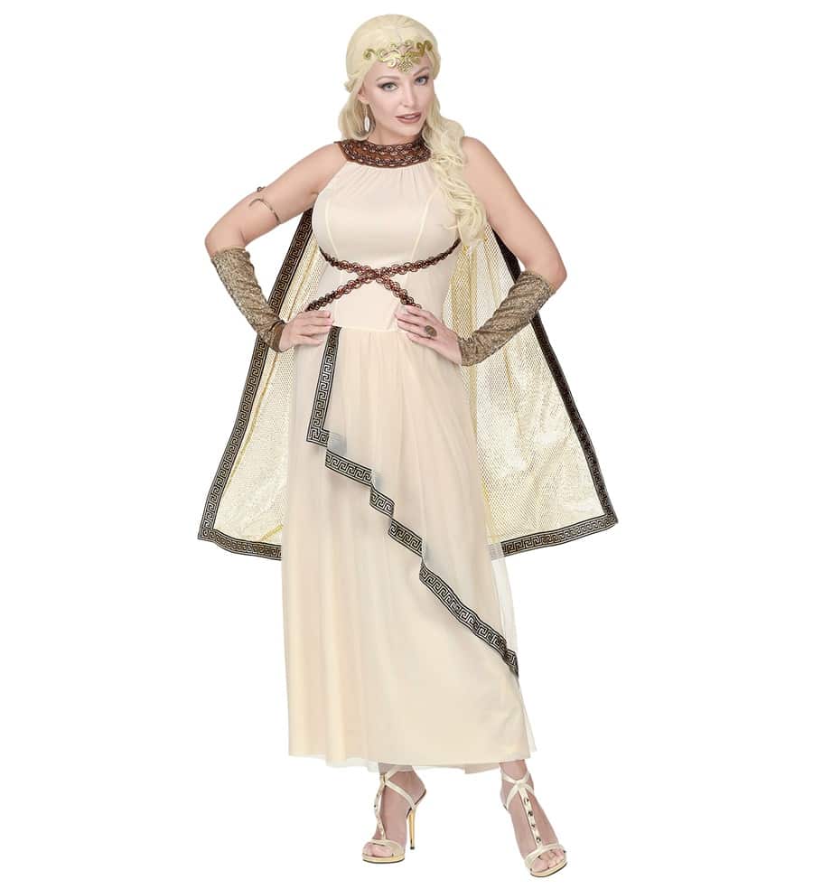 Diosa Griega Mujer Disfraz Adulto Disfraz Romano Antiguo GB 6-24