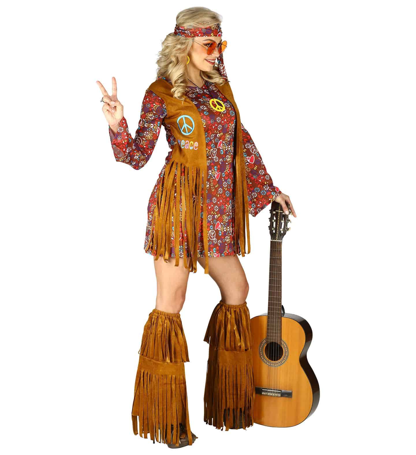 Gafas hippie años 70 paz y amor Widmann