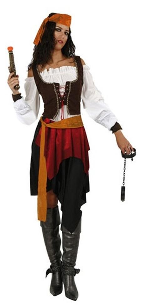 Disfraz Mujer Pirata Guay. > Disfraces para Mujer > Disfraces de Piratas  para adulta > Disfraces Históricos Mujer > Disfraces para Adultos