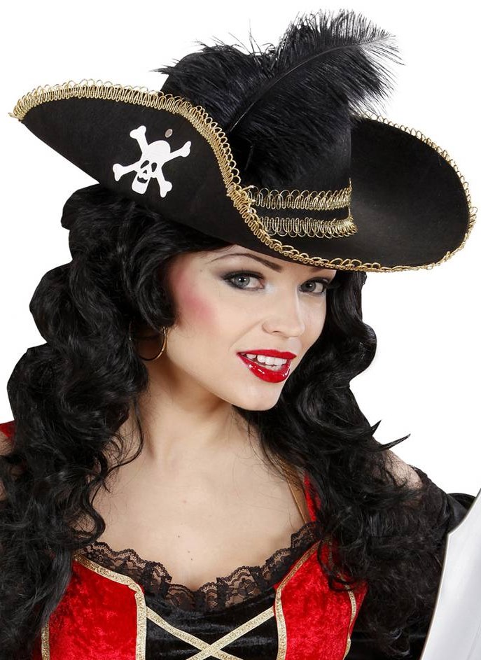 Comprar Sombrero de pirata con Calavera y Pluma . > Complementos para Disfraces > Accesorios para la cabeza Disfraces Sombreros y Gorras para Disfraces > Sombreros Históricos para Disfraces > Sombreros