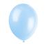 10 globos color azul cielo (30 cm) - Línea Colores Básicos