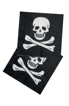 12 servilletas piratas (33x33 cm)