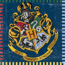 16 servilletas Harry Potter (33x33cm) - Hogwarts Houses