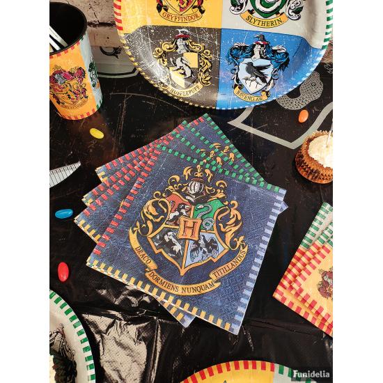 16 servilletas Harry Potter (33x33cm) - Hogwarts Houses