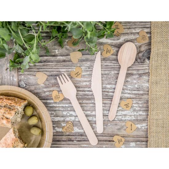 18 cubiertos de madera - Woodland