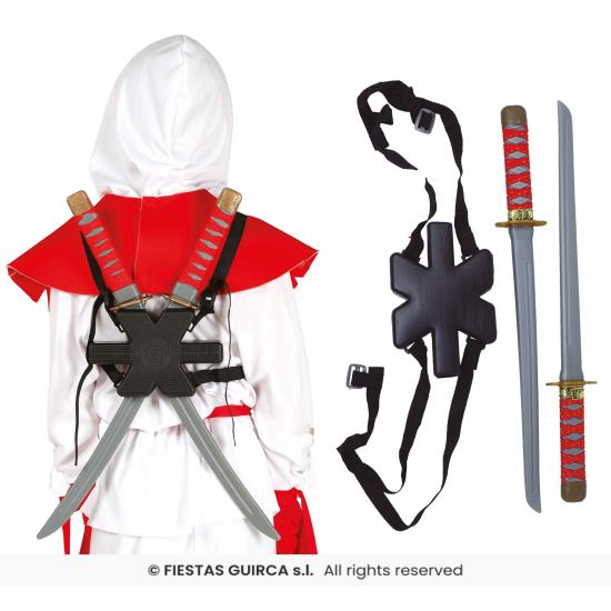 2 Espadas 55cms para Espalda Assassins Creed