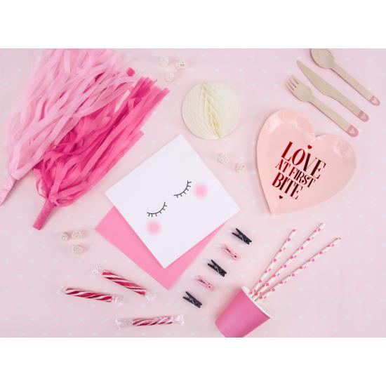 20 servilletas con pestañas y coloretes (33x33cm) - Unicorn Collection