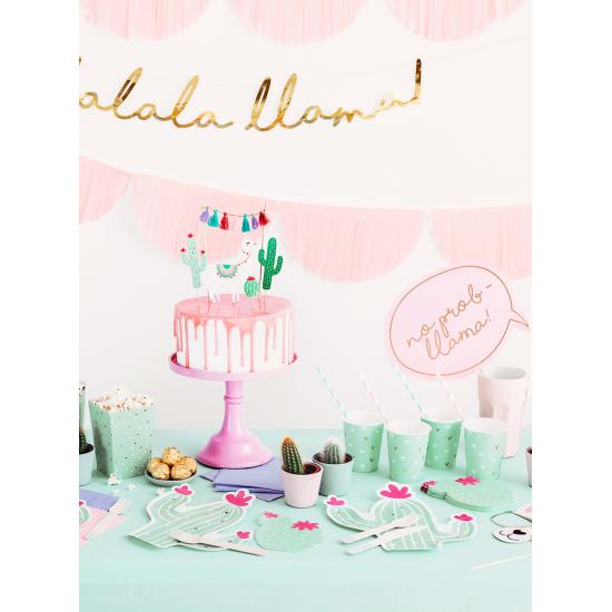 20 servilletas de cóctel de cactus (11 cm)