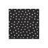 20 servilletas negras con lunares blancos de papel (33x33 cm) - Scandi Christmas Collection