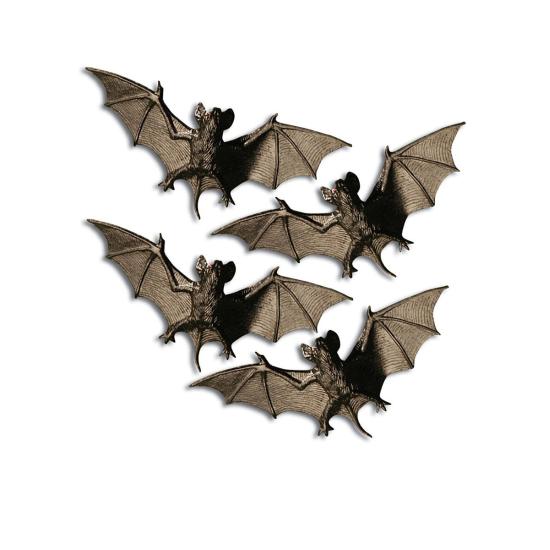 4 murciélagos nocturnos Halloween