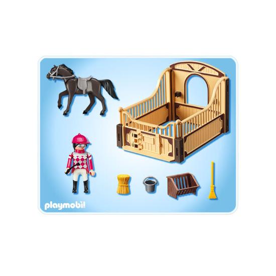 5112 Caballo Árabe con Establo Marrón y Amarillo PLAYMOBIL