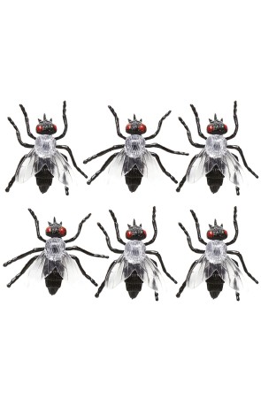 6 moscas infectadas Halloween