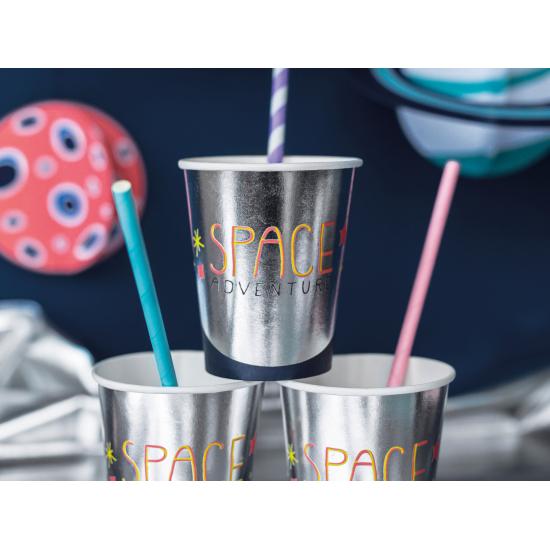 6 vasos "Space Adventure" de papel - Space Party