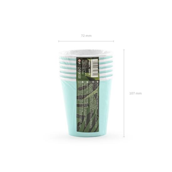 6 vasos azul turquesa - Aloha Turquoise