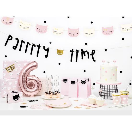 6 velas de cumpleaños con formas de gato variadas (2 cm) - Meow Party 6 velas de cumpleaños con formas de gato variadas (2 cm) - Meow Party