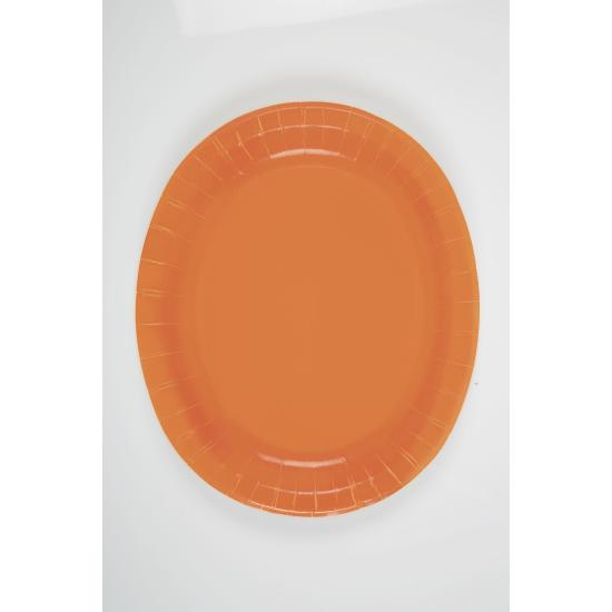 8 bandejas ovaladas naranja - Línea Colores Básicos