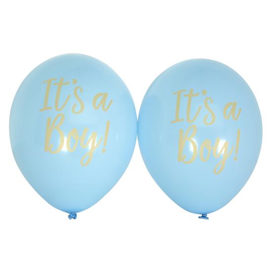 8 globos azules "It's a boy" (30 cm) - Pattern Works Blue 8 globos azules "It's a boy" (30 cm) - Pattern Works Blue