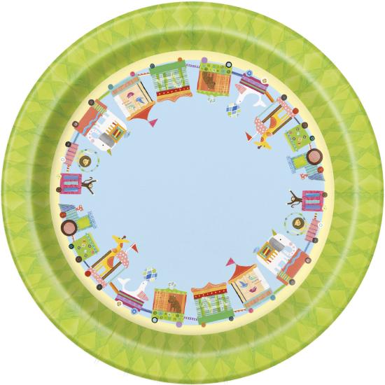 8 platos (18 cm) - Circus Animal