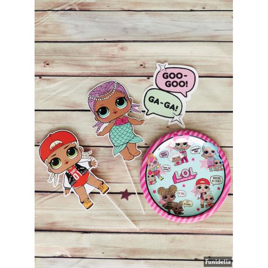 8 platos LOL Surprise (23cm) - LOL Friends