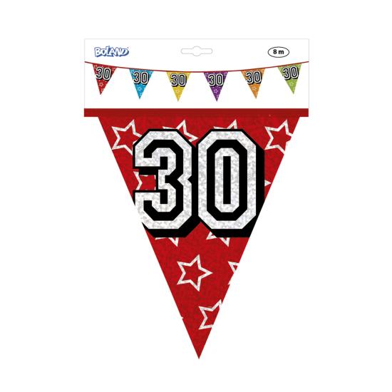 Banderines con número 30 Banderines con número 30