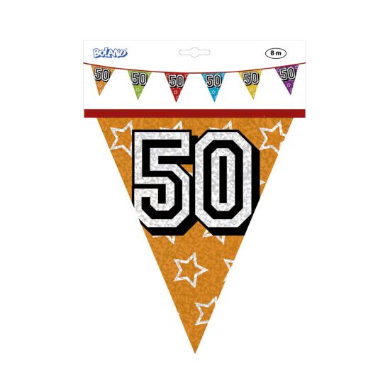 Banderines con número 50 Banderines con número 50