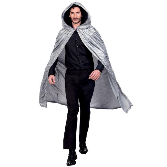 Capa con Capucha Gris para adulto