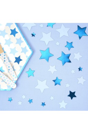 Confeti para mesa azul - Blue Star