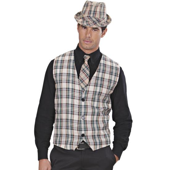 Corbata de cuadros para adulto