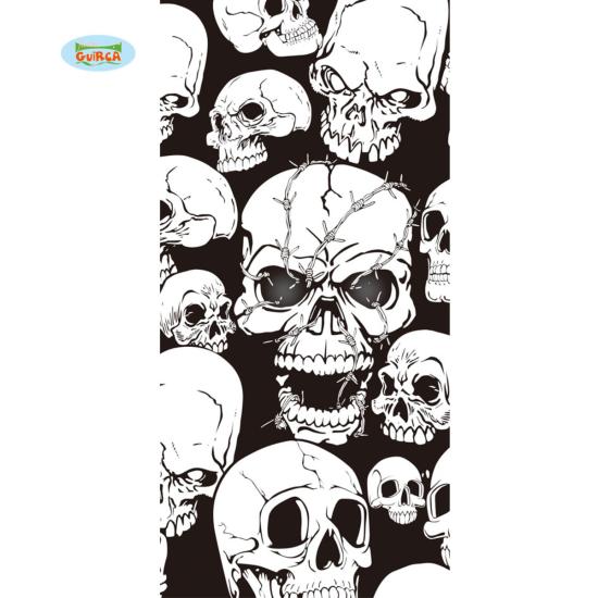 Decoración para puerta calaveras asesinas