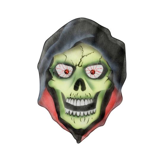 Calavera en chiffón con ojos piedra