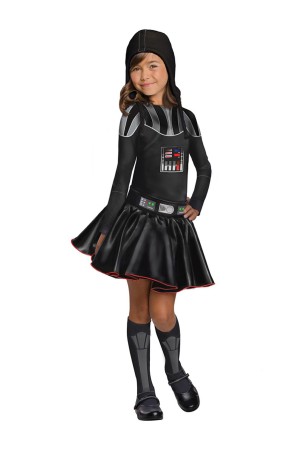 Disfraz de Darth Vader para niña