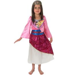 Disfraz de Mulán brillante para niña