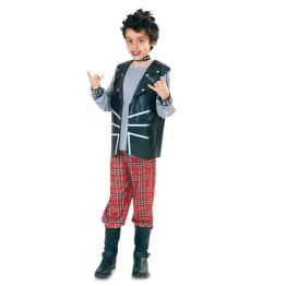 Disfraz de Rockero Punk para niño
