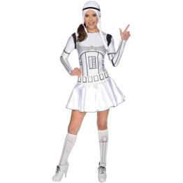Disfraz de Stormtrooper falda para mujer
