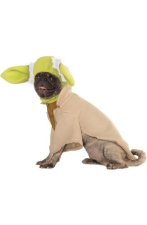 Disfraz de Yoda deluxe para perro