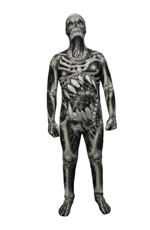 Disfraz de calavera y huesos Monster Collection Morphsuits infantil