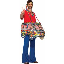 Disfraz Caravana Hippie para adulto.