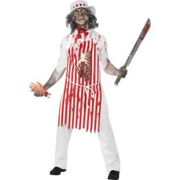 Disfraz de carnicero zombie adulto