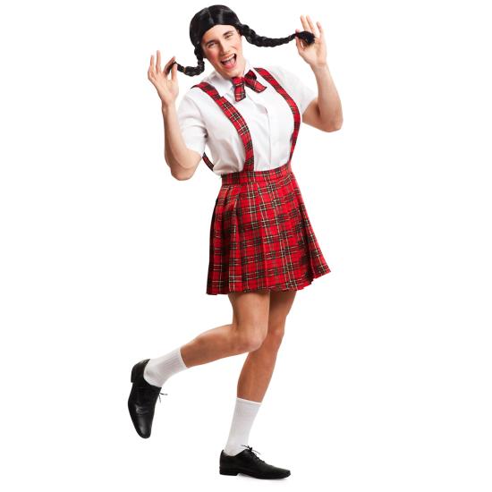 Disfraz de Colegiala para hombre Disfraz de Colegiala para hombre
