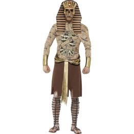 Disfraz de faraón egipcio zombie para hombre
