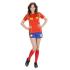 Disfraz de Jugadora de fútbol Español para mujer